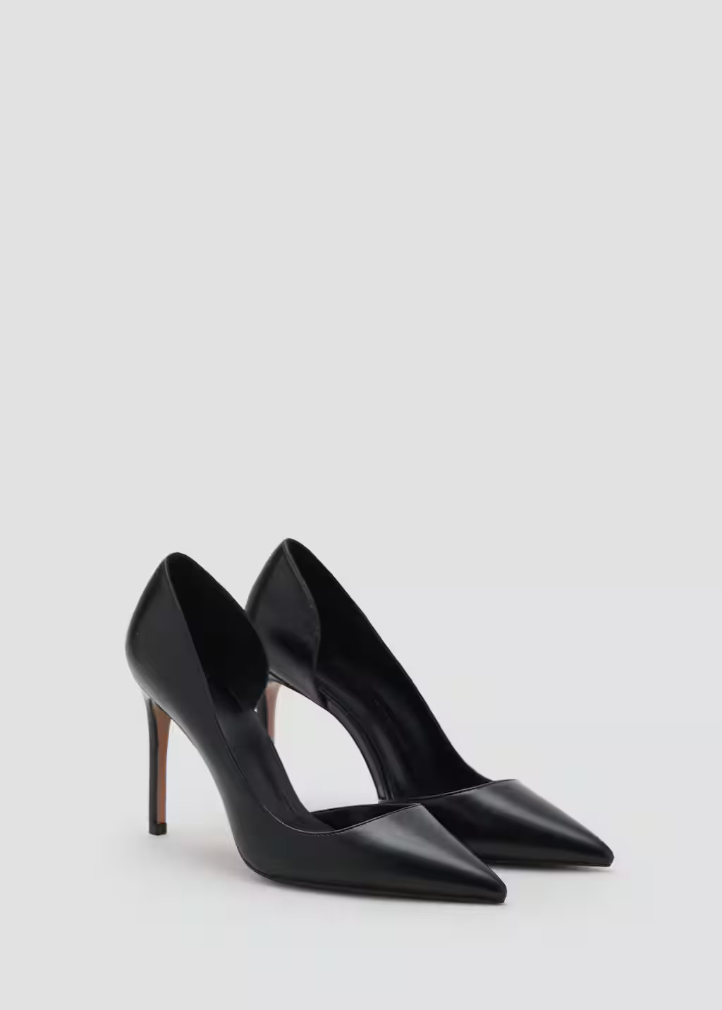 Asymmetrical heeled shoes black - Woman - 4 - MANGO | MANGO (UK)