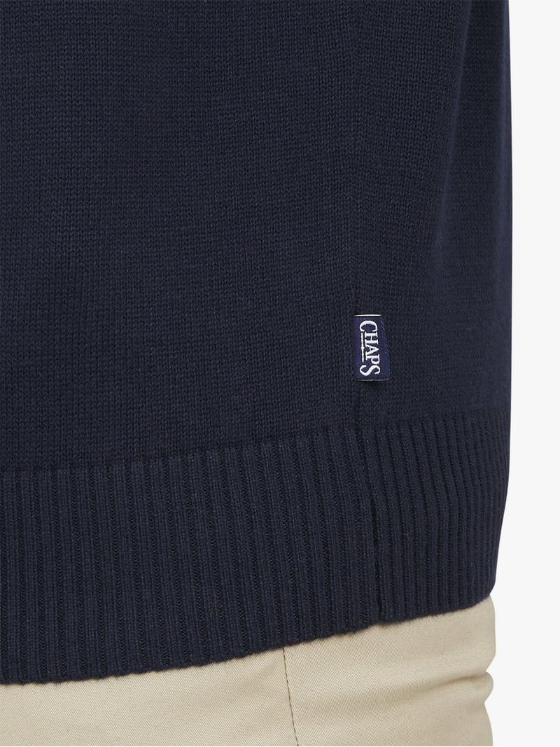 Chaps Men's & Big Men's Cotton Novelty Holiday Crewneck Sweater, Sizes S-3XL | Walmart (US)