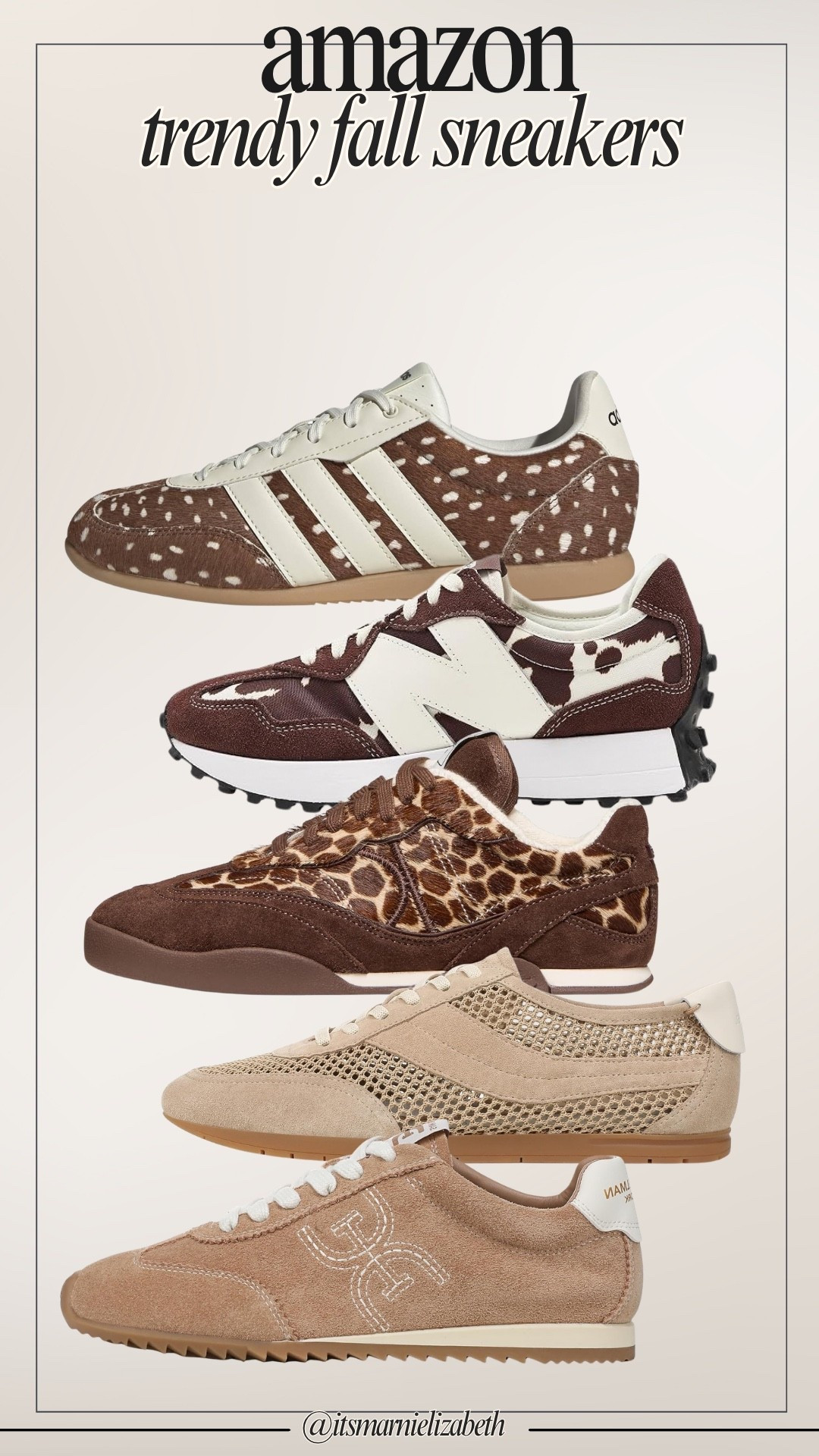 Trendy fall sneakers from Amazon 🤎👟 I’m loving the mix of classic neutrals, retro-inspired styles, and easy everyday pairs that make fall outfits feel a little more put together without trying too hard. ✨

#amazonfinds #amazonsneakers #fallsneakers #fallfashion #fallstyle #sneakerstyle #sneakerfinds #amazonfashion #trendyfinds #everydaystyle #casualstyle #falloutfitinspo

#LTKgrwm #LTKActive #LTKSeasonal
