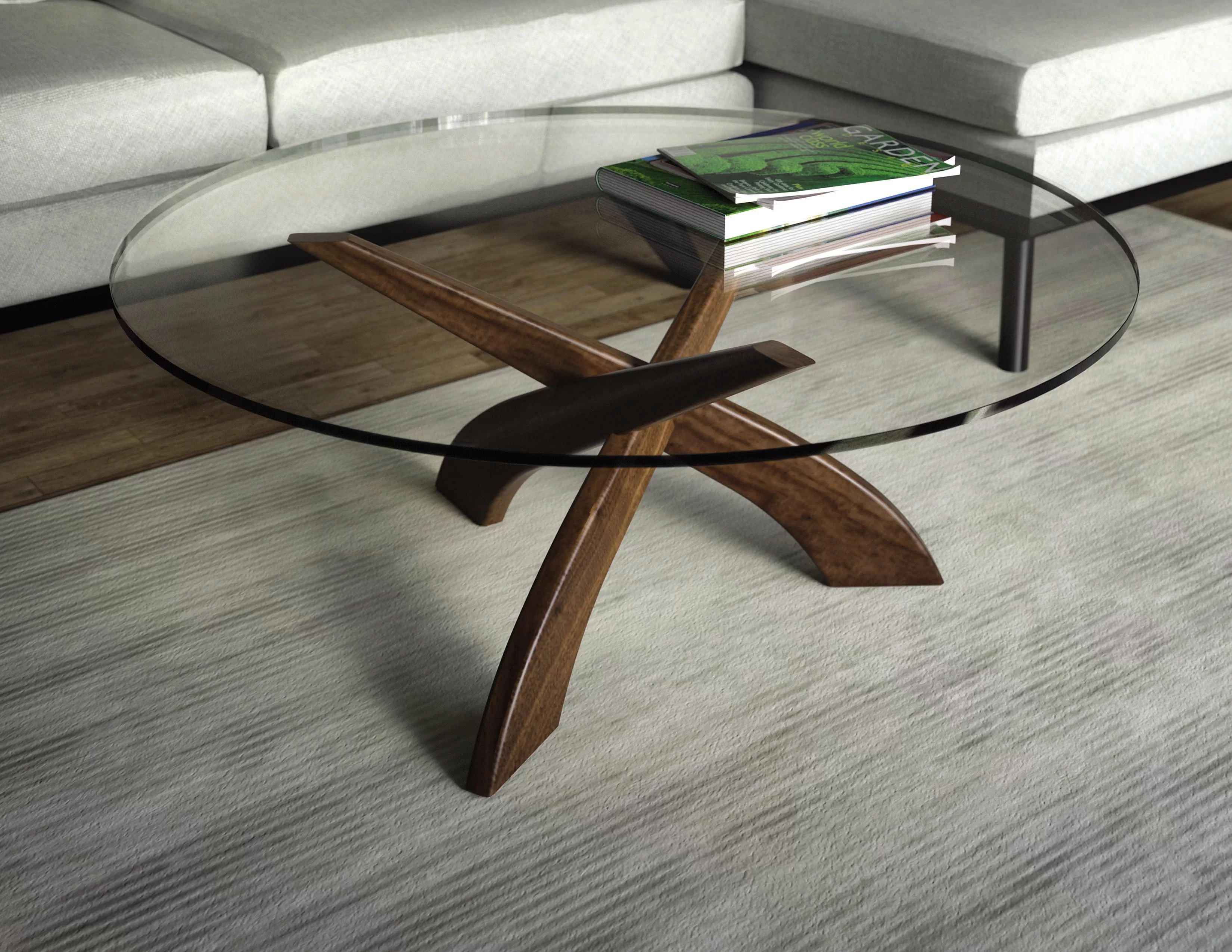 Copeland Furniture Entwine Glass Top Coffee Table & Reviews | Wayfair | Wayfair North America