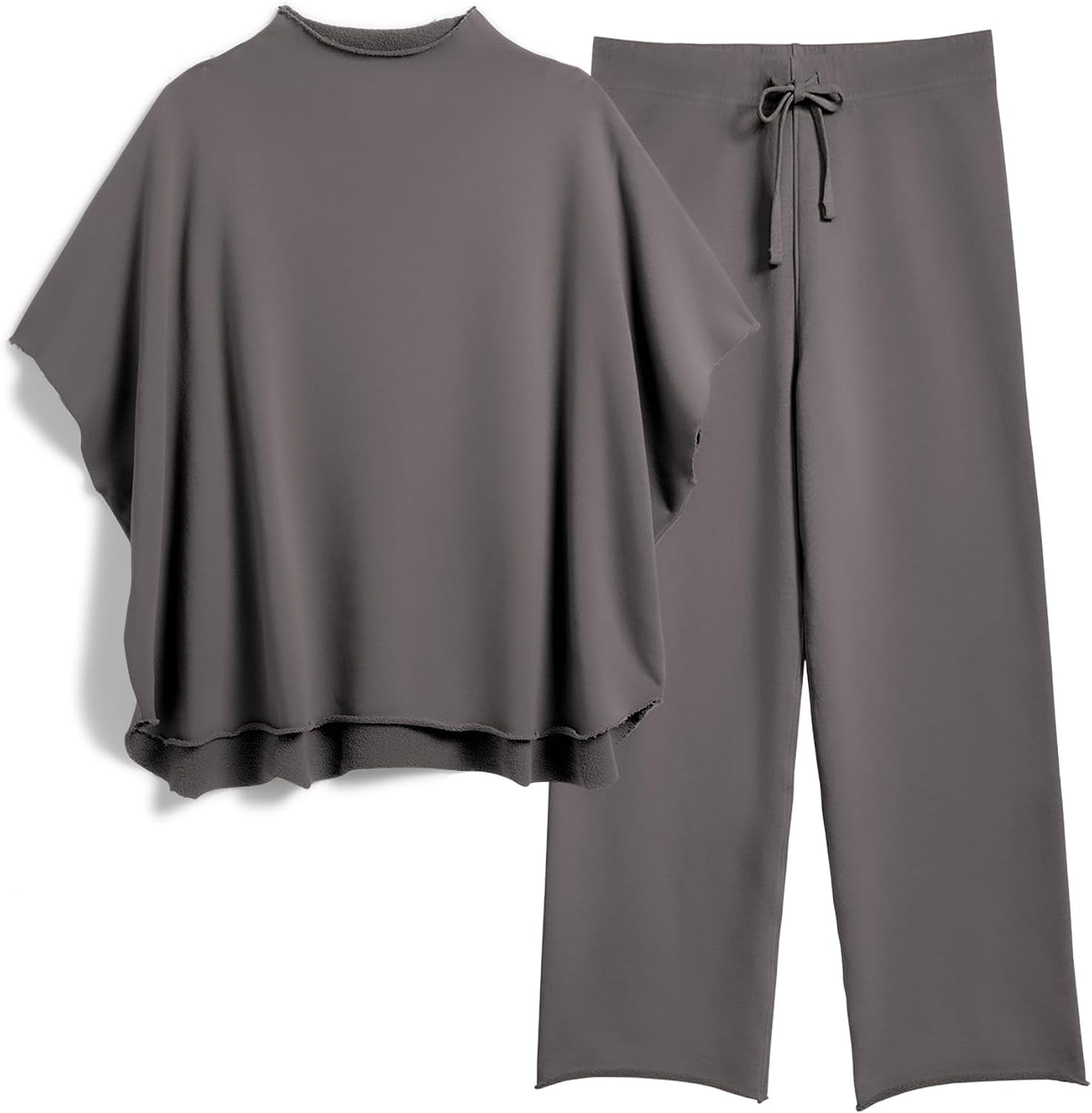 SeeLuNa Lounge Sets for Women Short Sleeve Top Wide Leg Pants Workout Set | Amazon (US)