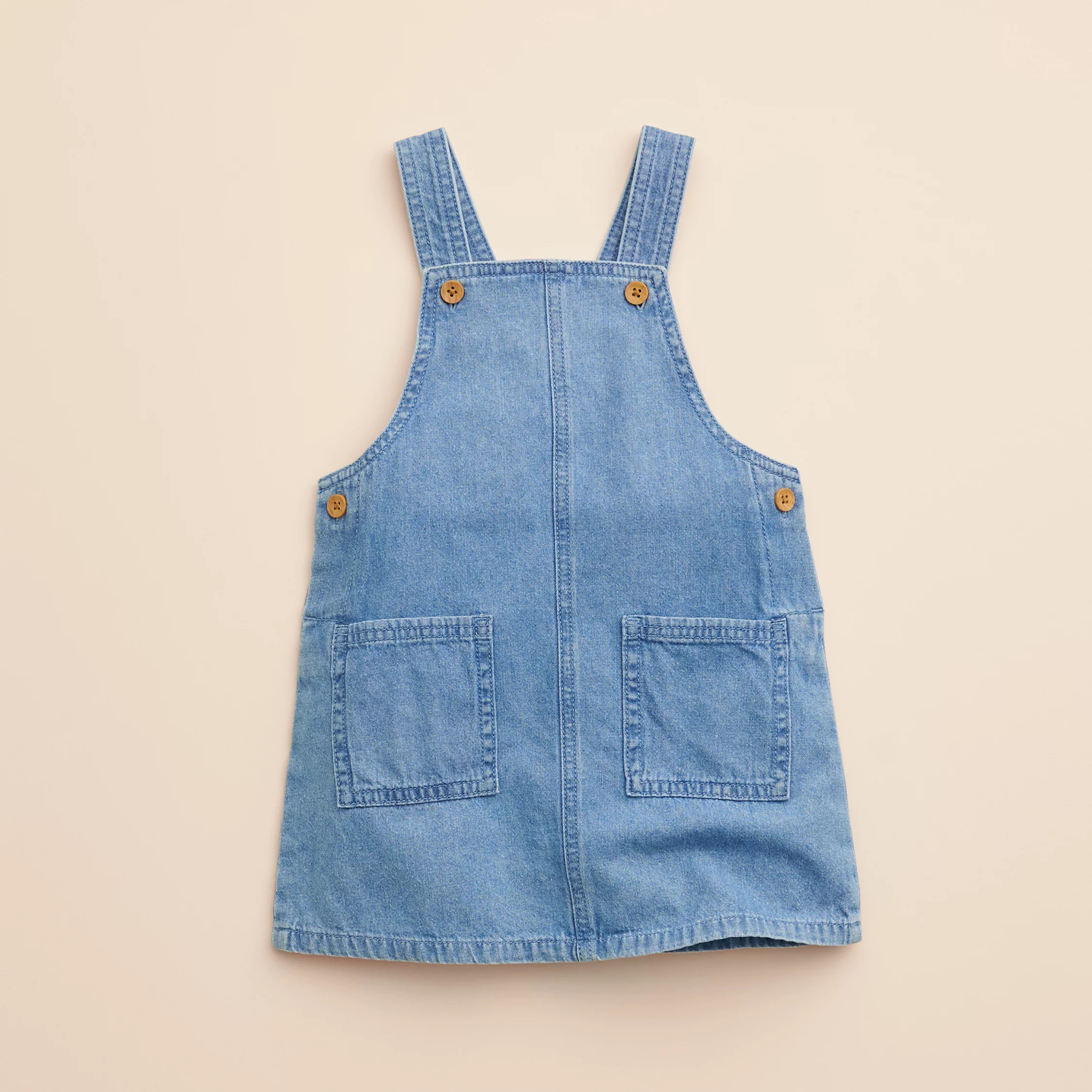 Baby & Toddler Girl Little Co. by Lauren Conrad Organic Chambray Jumper | Kohl's