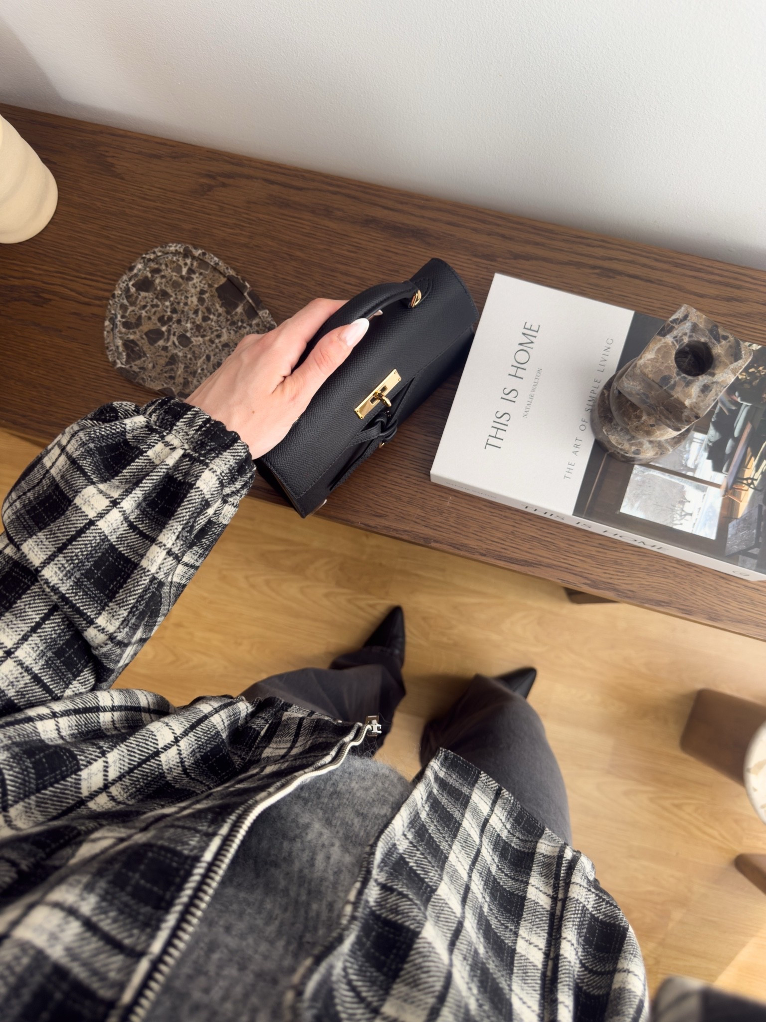 Outfit details 🤍 15% off the jacket, knit, boots & jeans 🙌

#LTKuk #LTKautumn