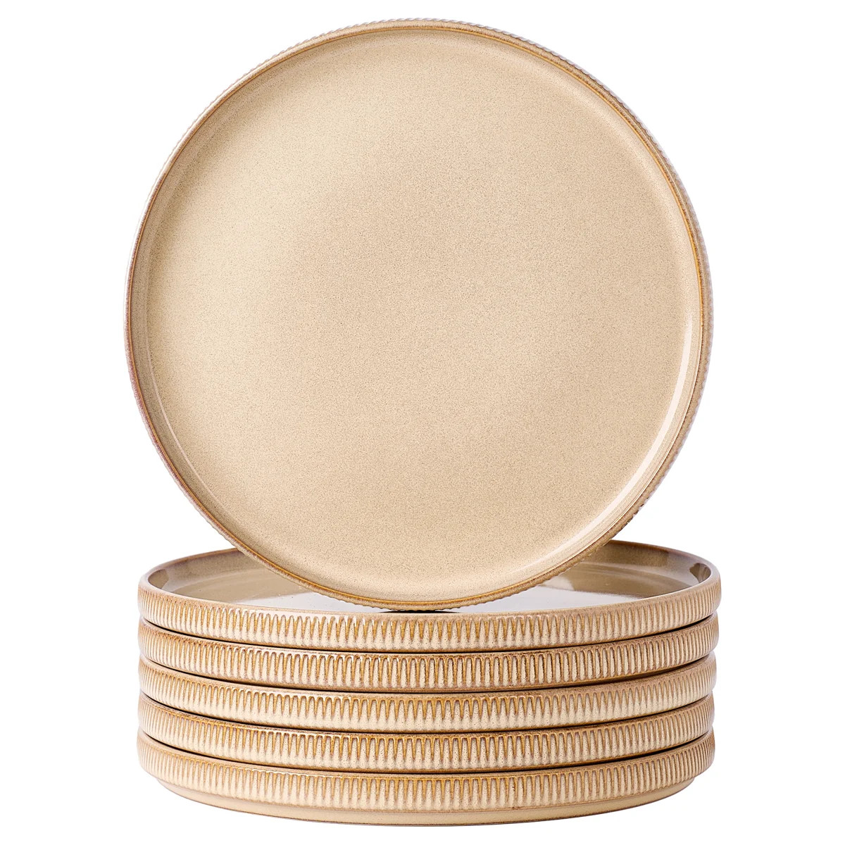 6 Pieces 10" Stoneware Dinner Plate (Set of 6) (Set of 6) | Wayfair North America