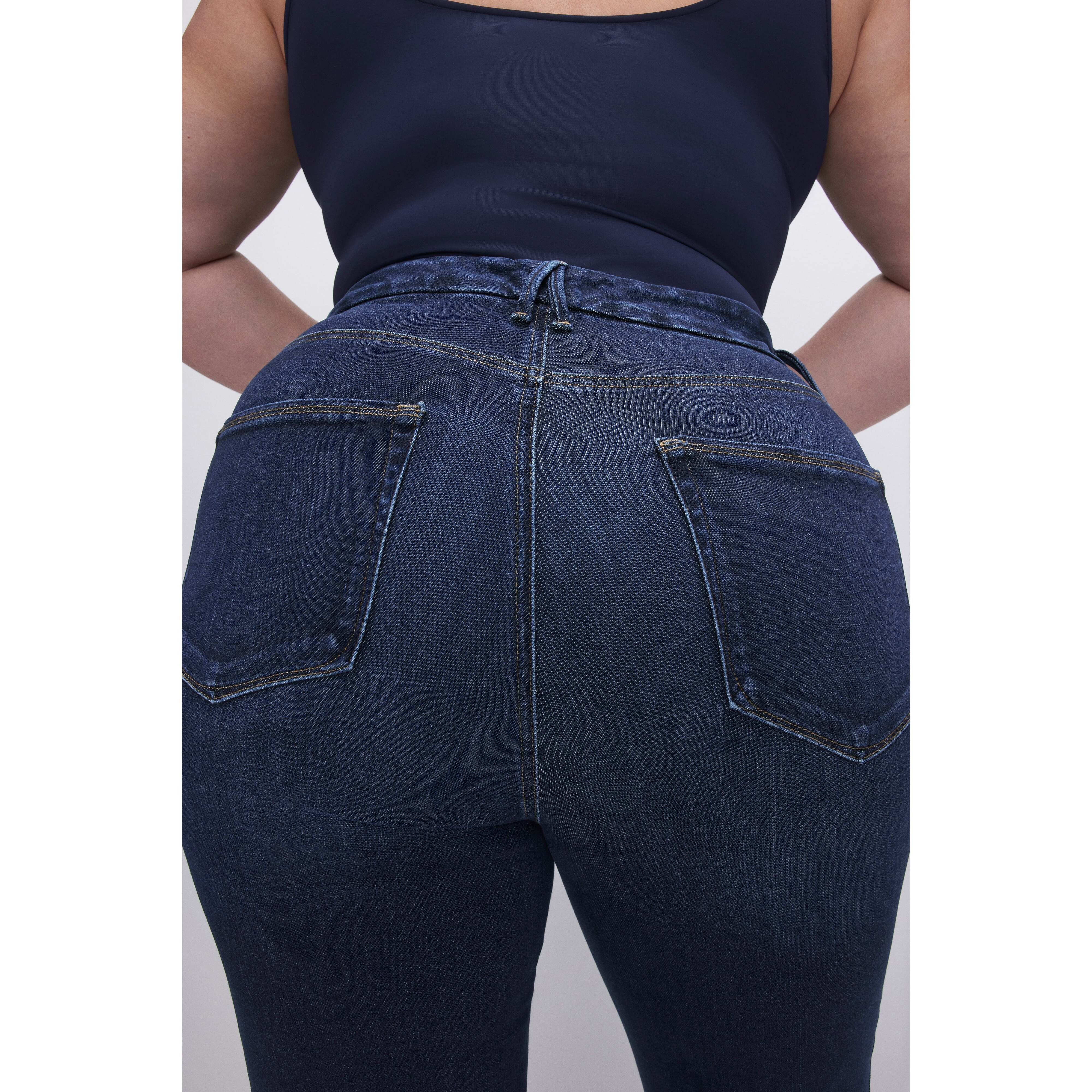 Women's Soft-Tech Good Classic Bootcut Jeans | Indigo, Size 4 | Good American by KhloÃ© Kardashian | Good American