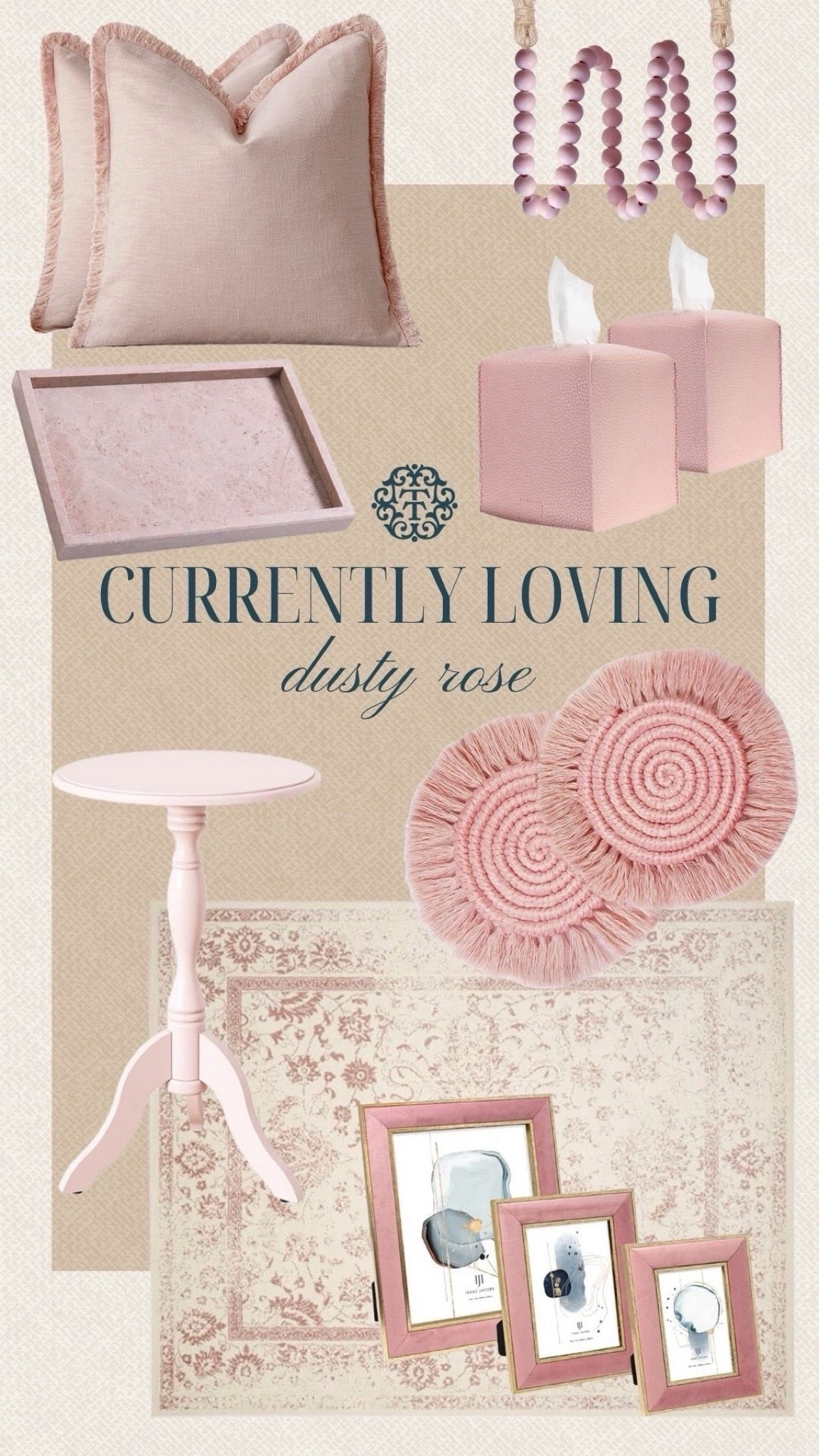 Dusty rose has been a favorite color around here lately. It brings the right amount of warmth to a space through artwork, textiles, or small decorative accents. It adds color while still keeping a room feeling soft and inviting.

#LTKSeasonal #LTKOver40 #LTKHome