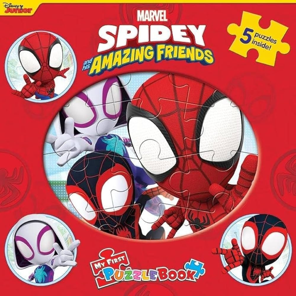 Marvel Spidey and his Amazing Friends My First Puzzle Book - Jigsaw Puzzles for kids, 10-page boa... | Amazon (US)