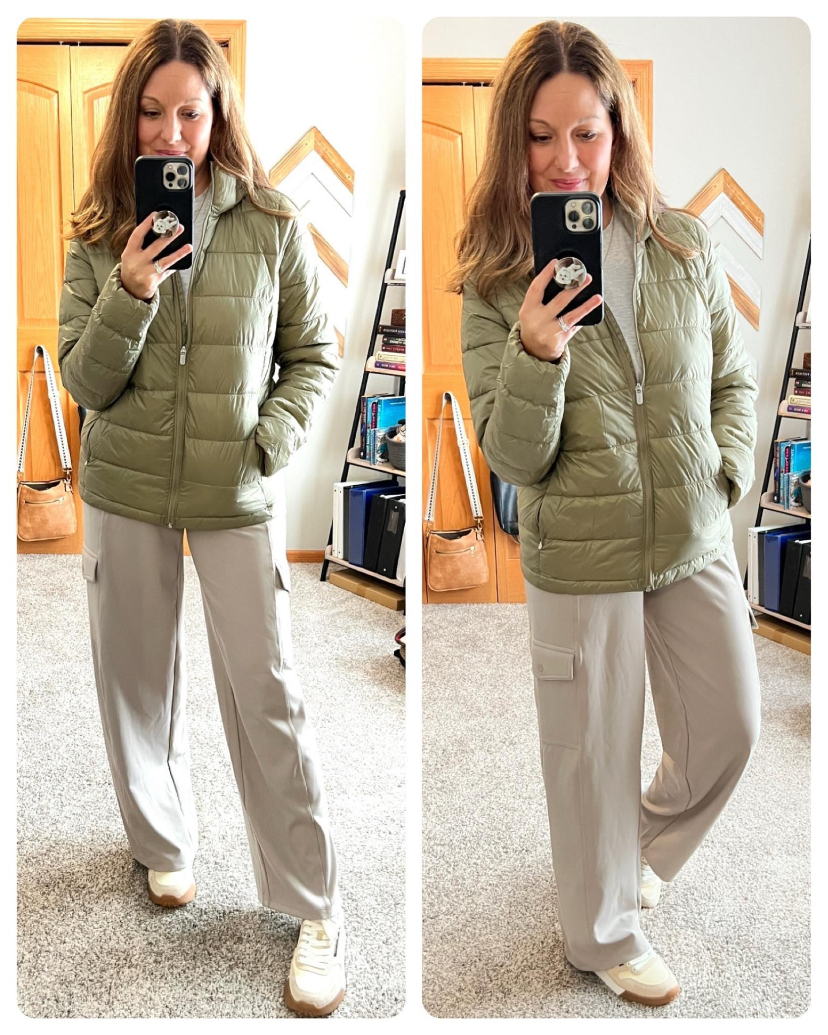 The Athleta “daily steals” are fantastic! My puffer jacket is current down to $79 (reg. $149) for a limited time! 

Jacket - in my true size S, could size up for a more generous fit (this also comes in a vest and longer length version, also on major sale) 

Pants - size down 1, I’m in XS

Long sleeve Love tee - I wear these in size 6

Sneakers - tts 

#LTKFindsUnder100 #LTKSaleAlert #LTKOver40