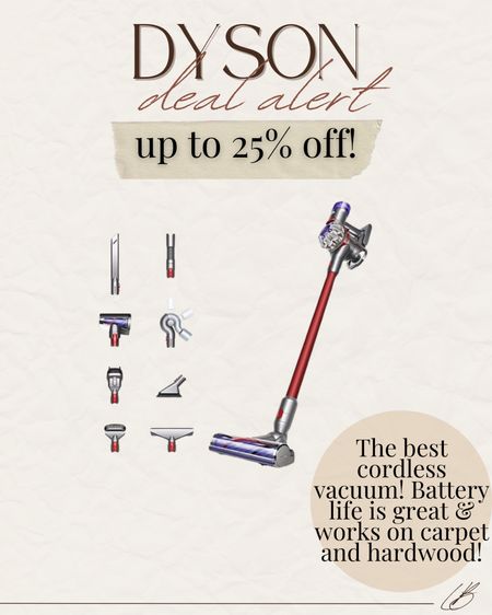 Dyson sale! Our favorite vacuum is on sale for $100 off!

#LTKfamily #LTKsalealert #LTKhome
