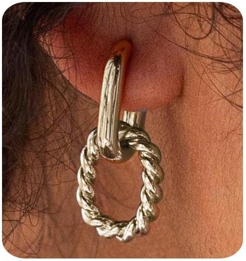 Gold Earrings for Women 14K Gold Hoop Earring Dainty Minimalist Simple Small Earrings Jewelry Gif... | Amazon (US)