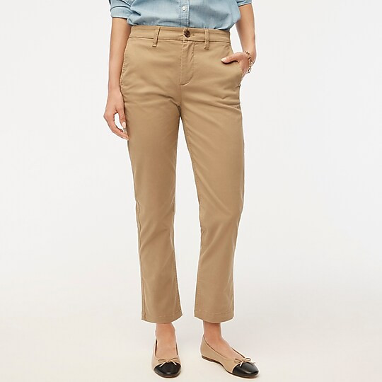 Factory: High-rise Girlfriend Chino Pant For Women | J.Crew Factory