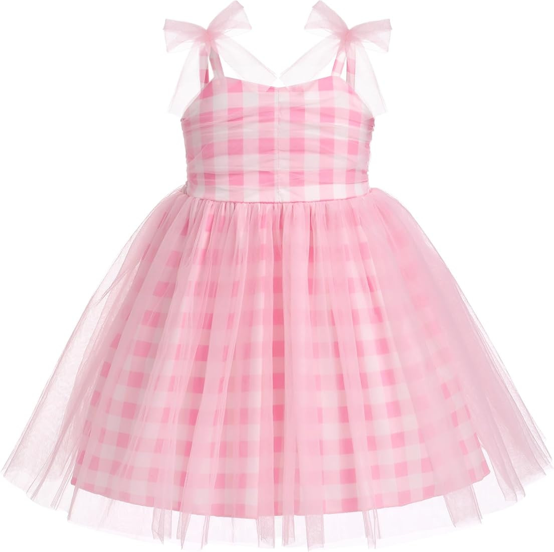 AWIBMK Baby Girls 1st Birthday Outfit Star Sequins Tulle Dress Sleeveless Bowknot Decor Princess ... | Amazon (US)