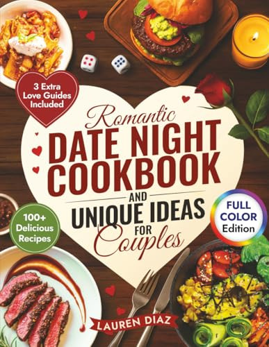 Romantic Date Night Cookbook & Unique Ideas for Couples: 100+ Simple and Delicious Cooking for Tw... | Amazon (US)