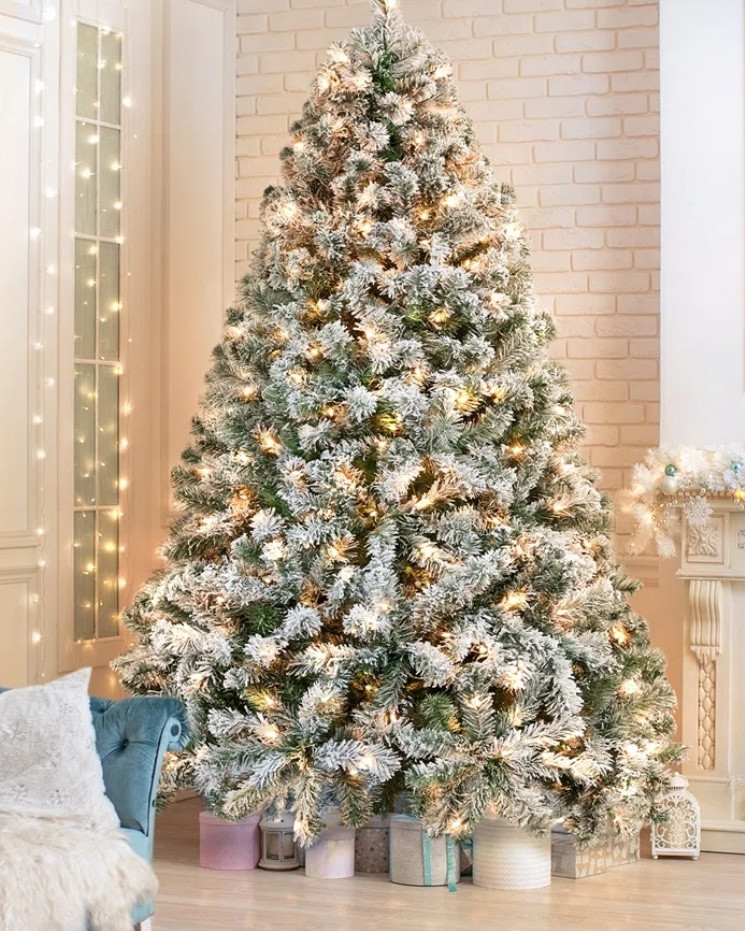 Flocked Christmas Tree, Christmas Decorations, Holiday, Home

#LTKHome #LTKSeasonal #LTKHoliday