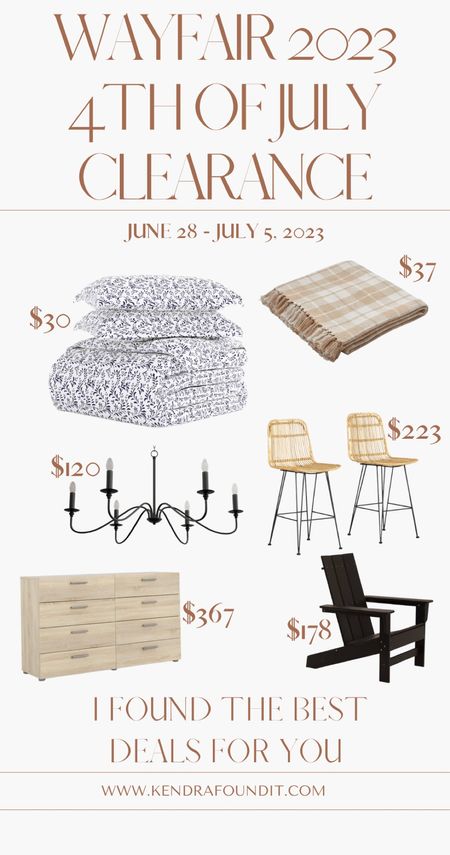 #ad @Wayfair’s 4th of July Clearance is happening now! I’ve rounded up 15 of the best clearance  items to help you save up to 70% off. The clearance  runs from June 28 - July 5, 2023. 

#wayfair #noplacelikeit #wayfairathome #kitchenrunner #kitchenrug #rug #loloi #loloirug #kitcheninspo #saleblogger #salealert #wayfairfinds #transitionaldecor #moderntraditional #homedecor #wayfairfinds #salealert #decoratingonabudget #kitchen

Vintage kitchen runner. Loloi x Joanna Gaines. Loloi washable rug. Wayfair sale finds. Wayfair finds. Affordable home decor.  Kitchen rug. Outdoor pillows. Patio furniture. Adirondack chairs.  Magnolia Home by Joanna Gaines x Loloi. Kitchen island pendant. Dining room lighting.


#LTKhome #LTKunder50 #LTKsalealert