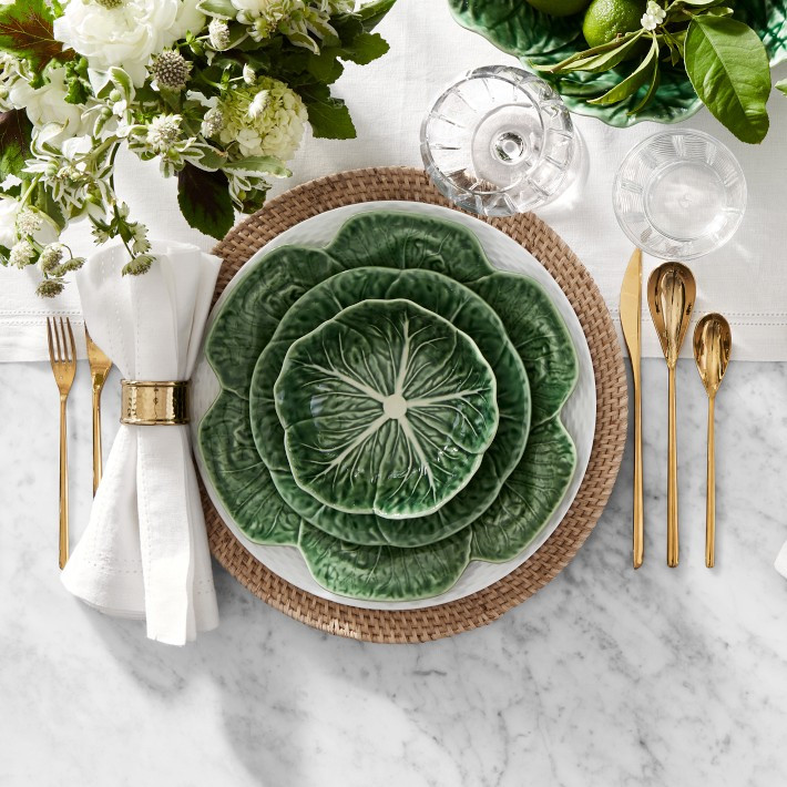 Bordallo Pinheiro Cabbage Bowl, Set of 4 | Williams-Sonoma