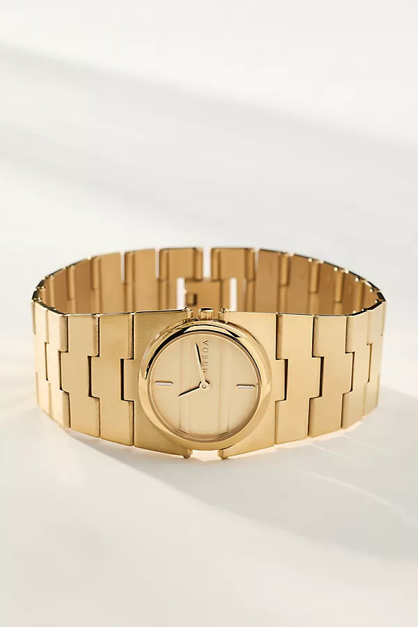 Sync Round Face Metal Watch | Anthropologie (US)