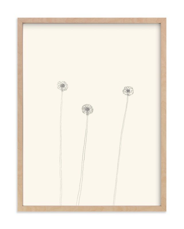 "Dandelions" - Graphic Limited Edition Art Print by Jorey Hurley. | Minted