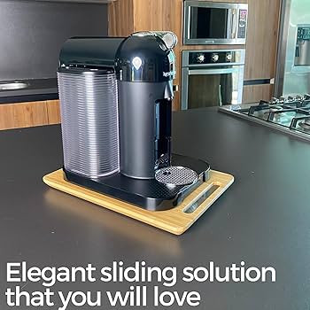 Ibyx Elegant Sliding Tray for Your Coffee Maker & Heavy Kitchen Appliances - Sturdy, Slides Easil... | Amazon (US)