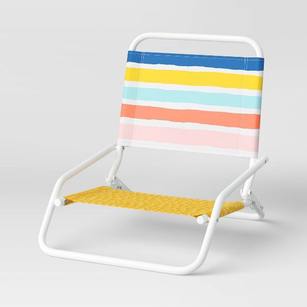 Sand Patio Chair Striped - Sun Squad™ | Target