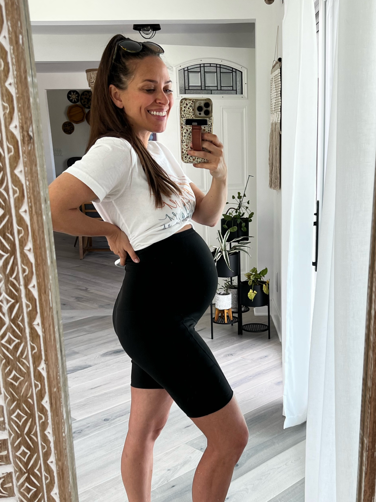 The comfiest maternity biker shorts! 

#LTKunder50 #LTKbaby #LTKbump