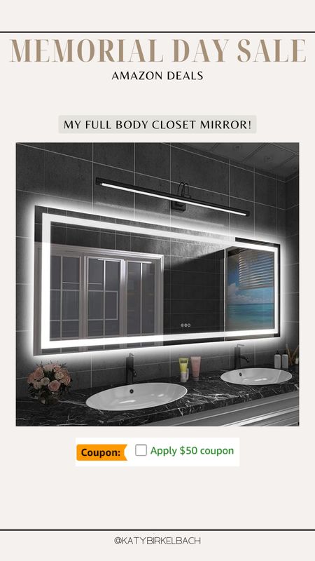 My full body closet mirror! Love this so much! Has different light colors & able to adjust the brightness as welll

#LTKGiftGuide #LTKSaleAlert #LTKHome