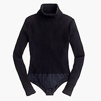 Ribbed knit turtleneck bodysuit | J. Crew US