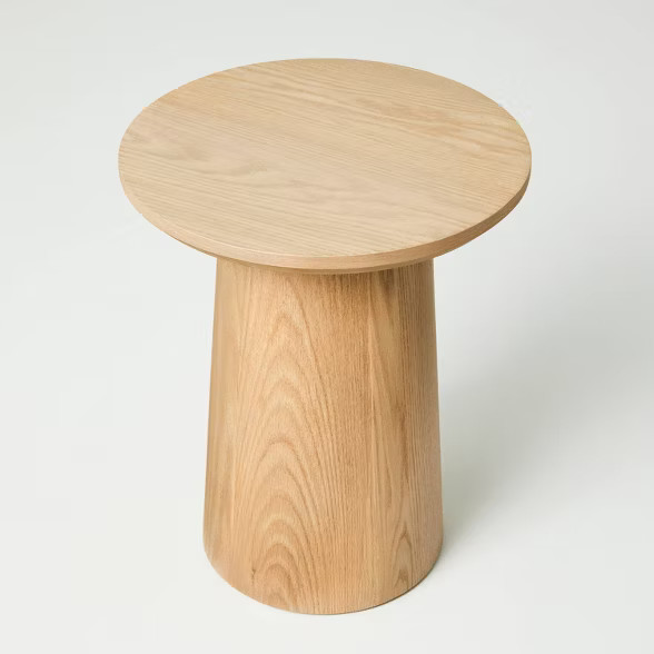 Round Wood Pedestal Accent Table - Hearth & Hand™ with Magnolia | Target