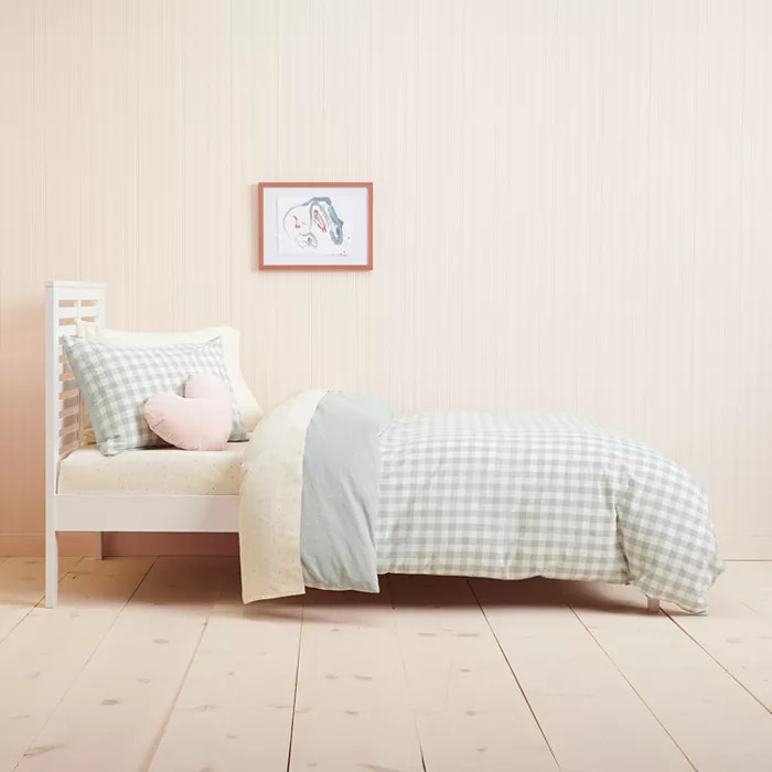 Little Co. by Lauren Conrad Blue Gingham Duvet Cover Set | Kohls | Kohl's