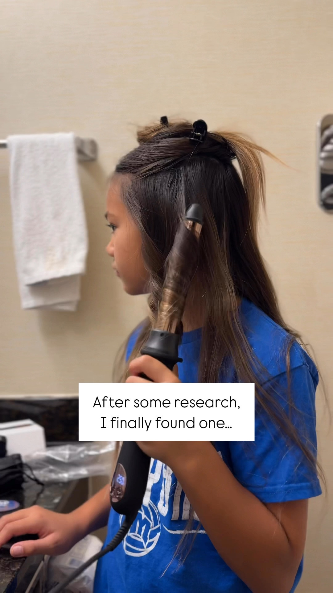 This rotating curling iron would make a great gift. It does heat up fast and comes with a glove to put on for heat protection. She used it on the lowest heat setting. Please make sure you talk to your daughters about safety when it comes to using any heat hair tools. - gifts for her#amazonbeauty #amazonfinds #amazonmusthaves #beauty

#LTKSaleAlert #LTKBeauty #LTKGiftGuide