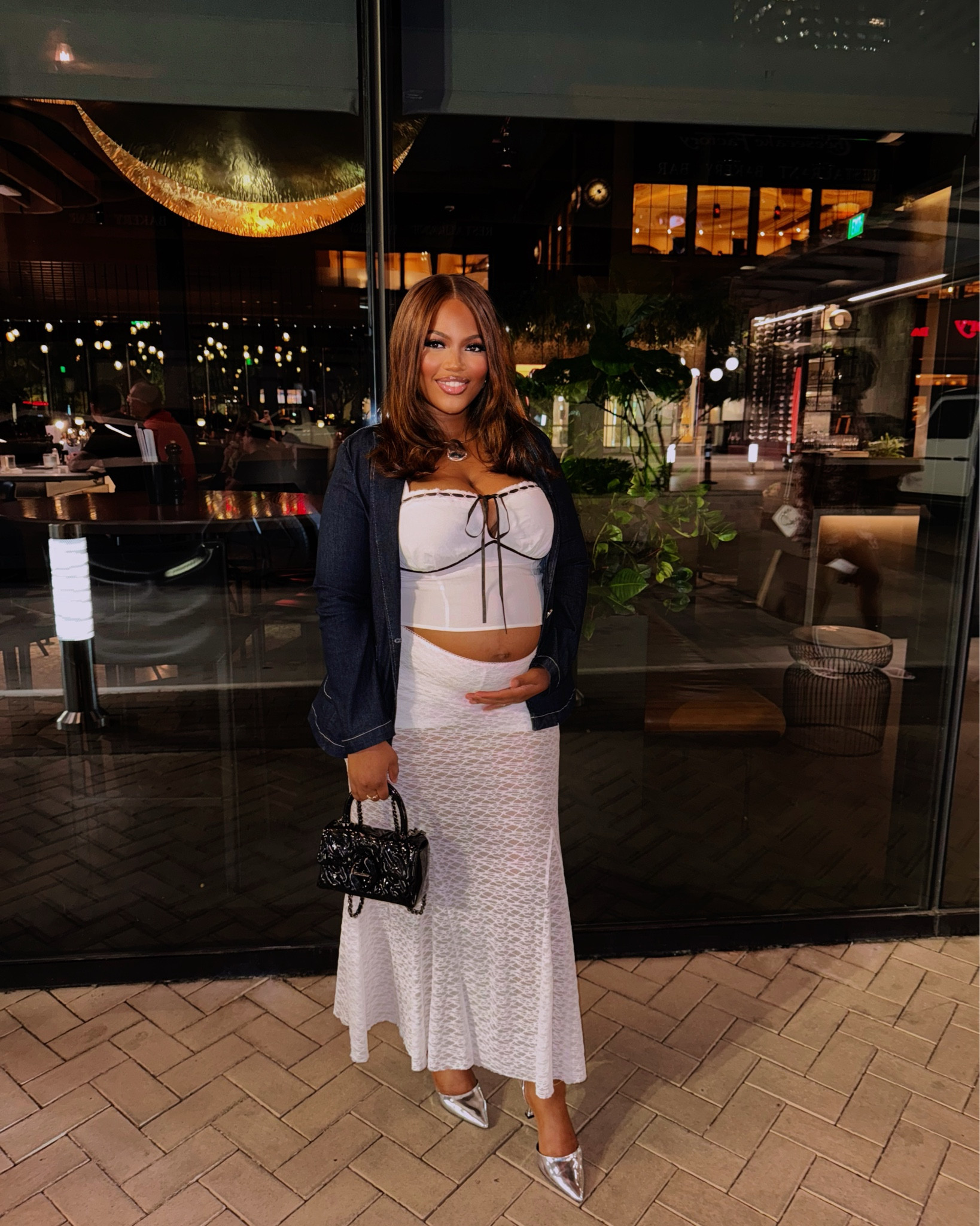 Everything I have on are old pieces I could only find the skirt but I added similar pieces to create the same look! 😉

#LTKMidsize #LTKSummerEdit #LTKBump