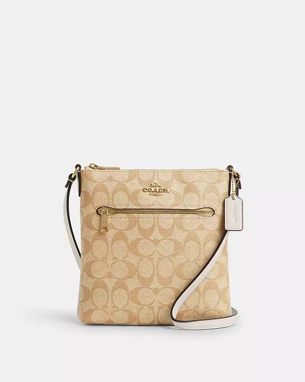 Mini Rowan File Bag In Signature Canvas | Coach Outlet US