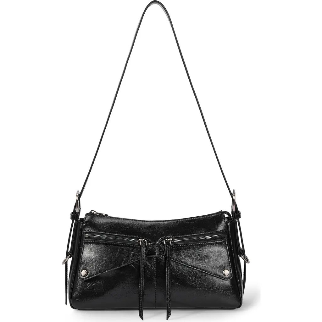Oryany Moto Leather Shoulder Bag in Black at Nordstrom Rack | Nordstrom Rack