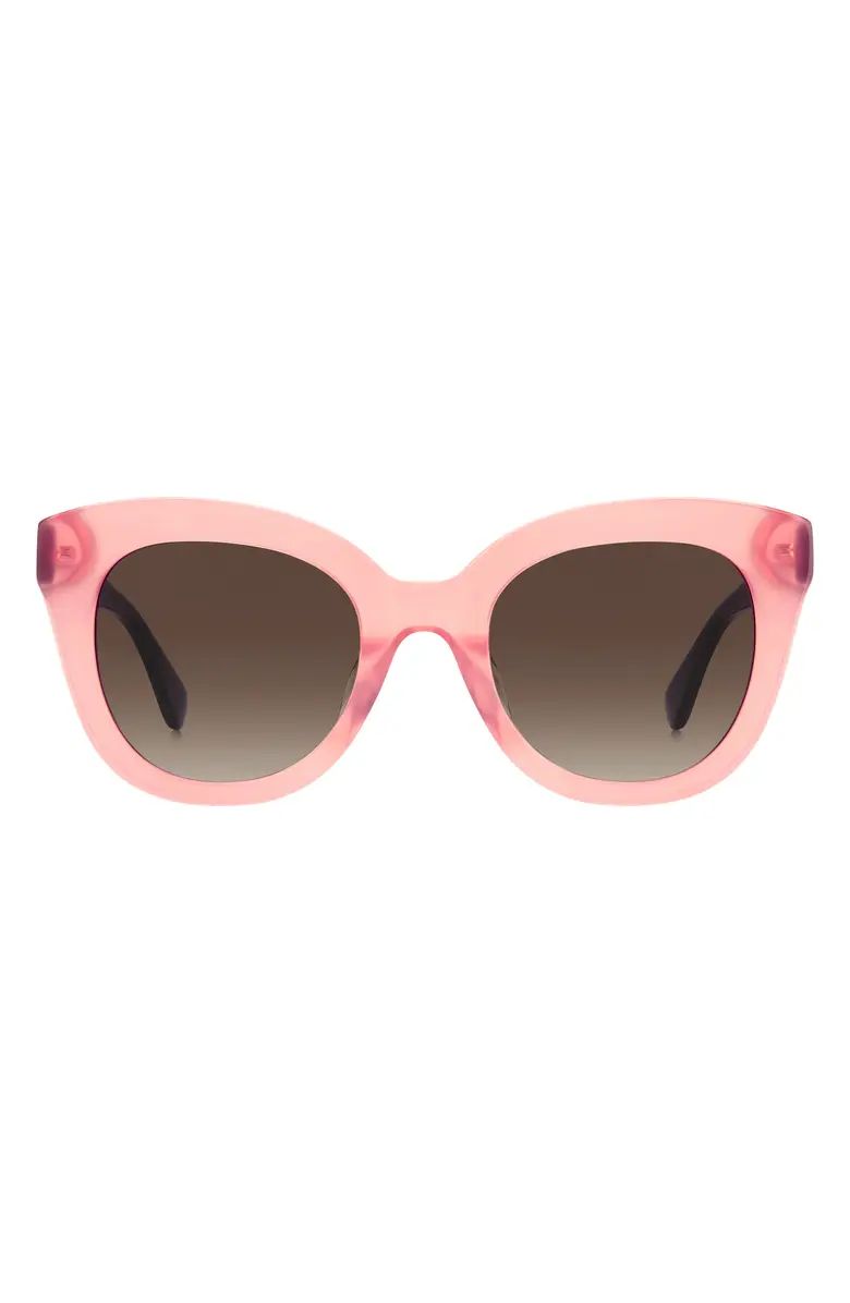 belah 50mm gradient round sunglasses | Nordstrom