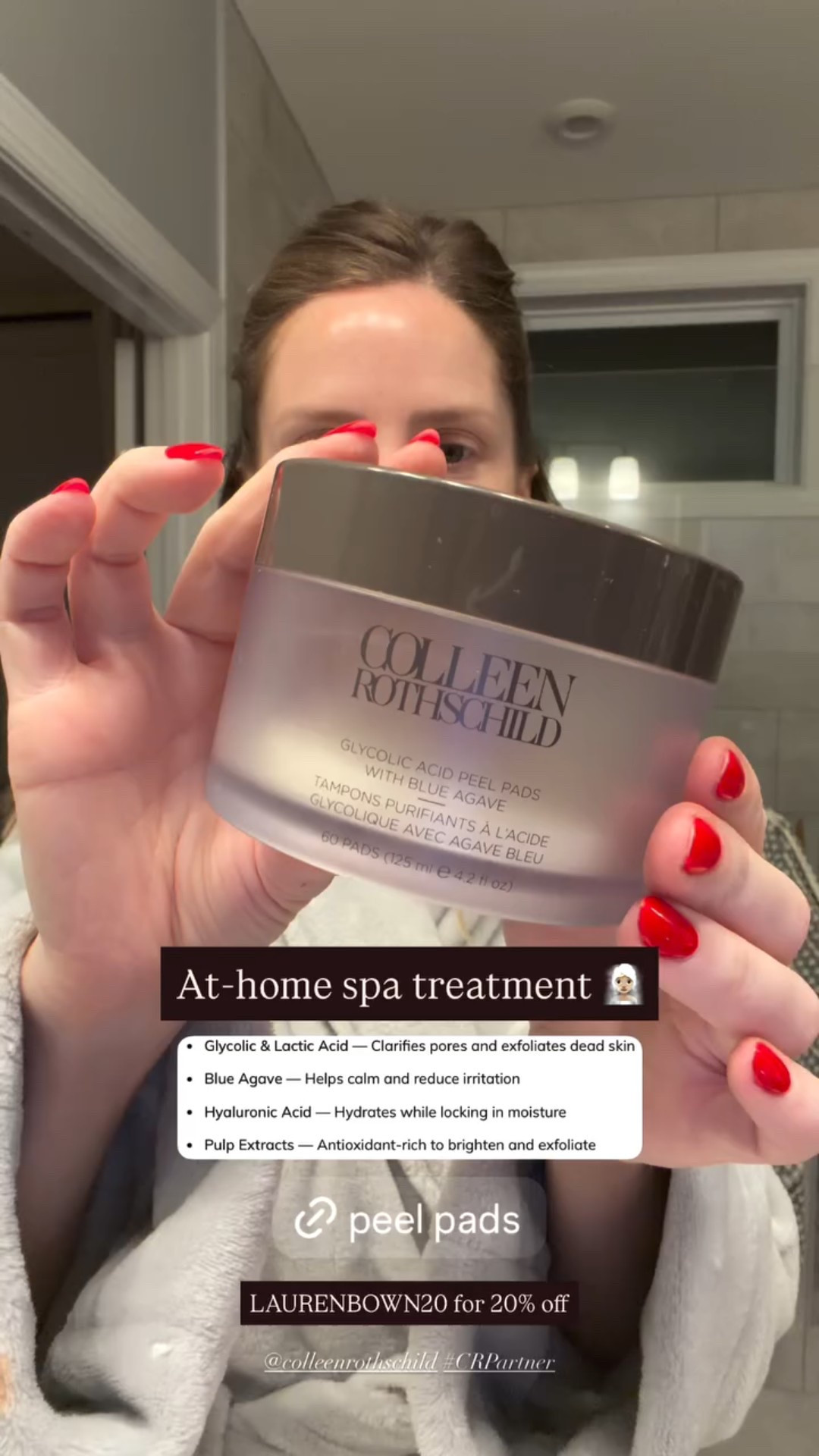 LAURENBOWN20 for 20% off 🧖🏼‍♀️