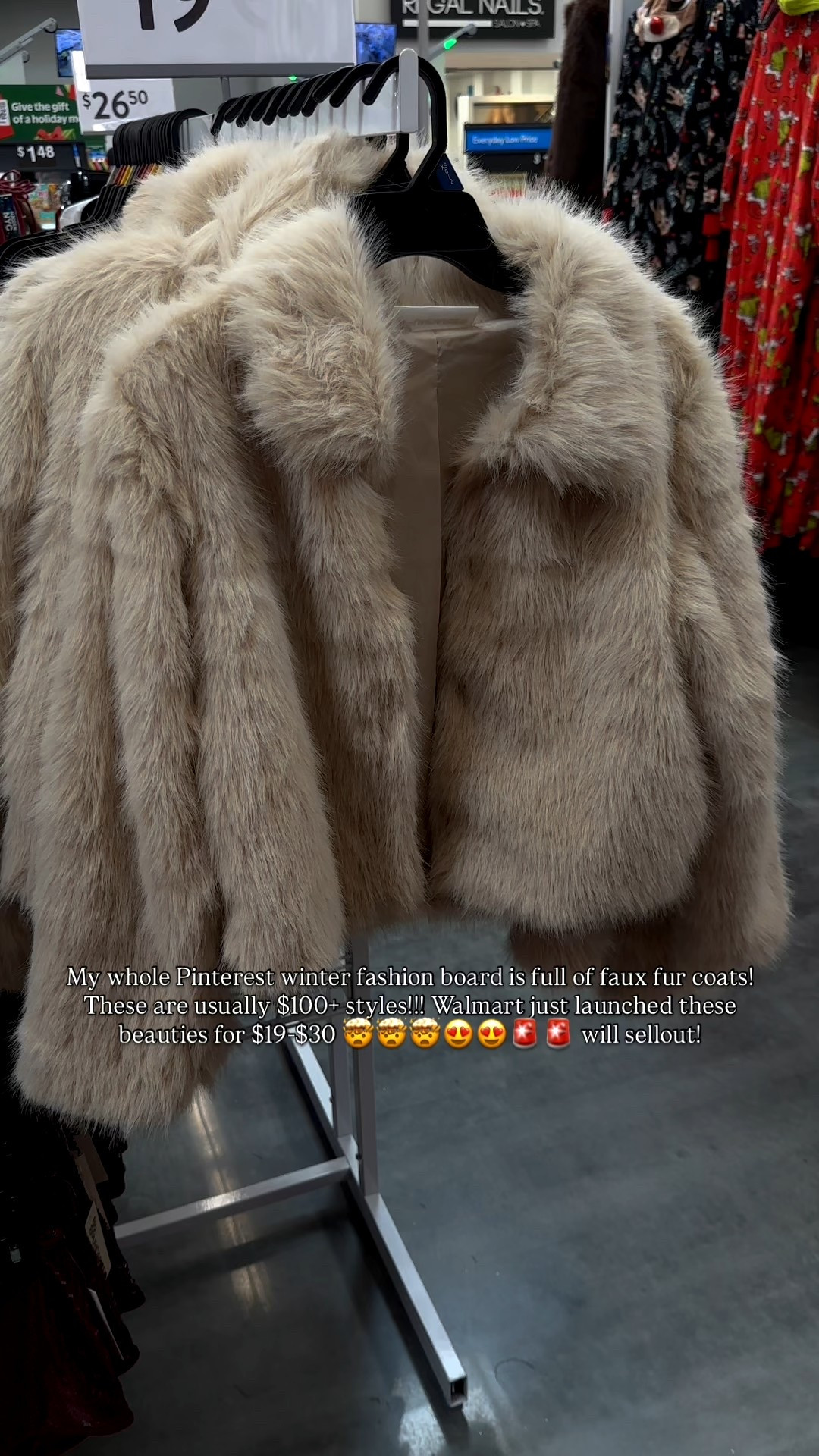 My whole Pinterest winter fashion board is full of faux fur coats! These are usually $100+ styles!!! Walmart just launched these beauties for $19-$30 🤯🤯🤯😍😍🚨🚨 will sellout! 

#LTKHoliday #LTKGiftGuide #LTKFindsUnder50
