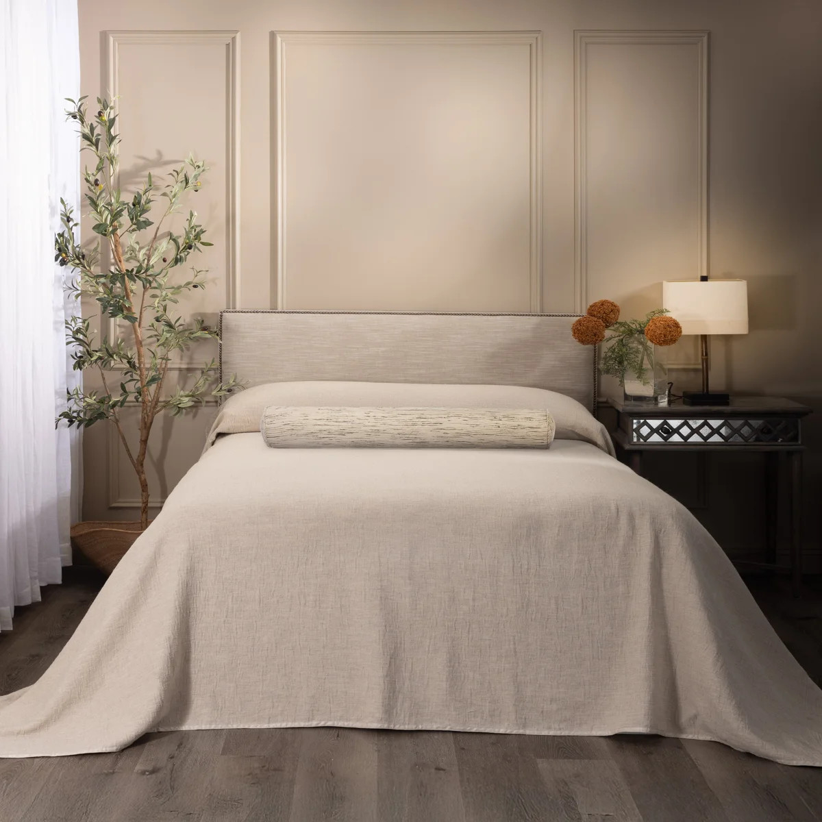 BASEY BEDSPREAD, NATURAL KING | Wayfair North America
