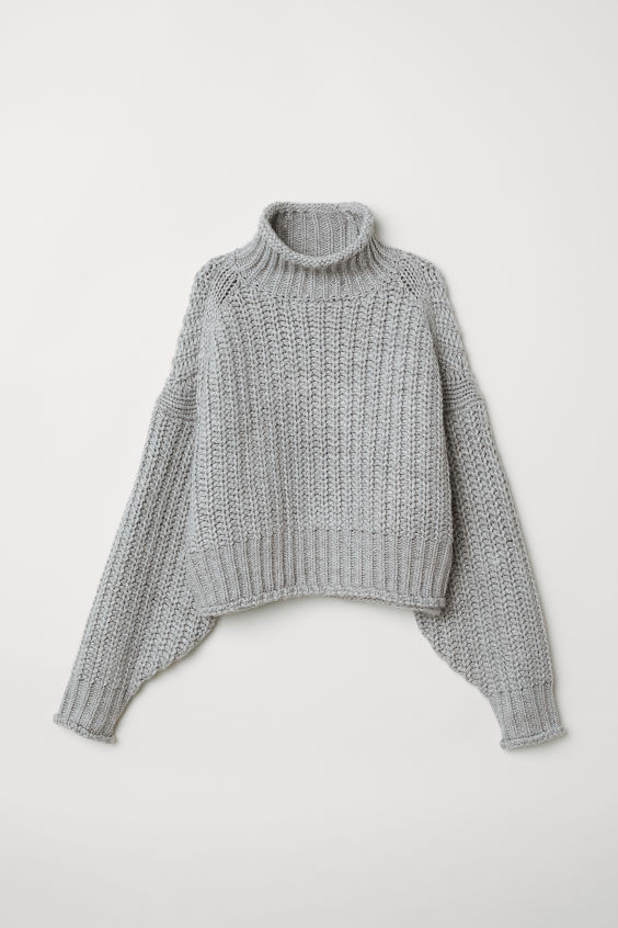 Ribbed Turtleneck Sweater | H&M (US + CA)