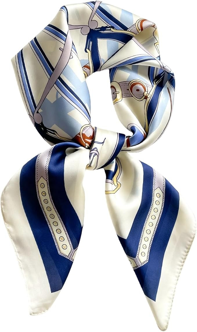 CYian Silk Feeling Scarf for Women Square Scarf Satin Head Scarves Fashion Neck Scarfs for Bag Ha... | Amazon (US)