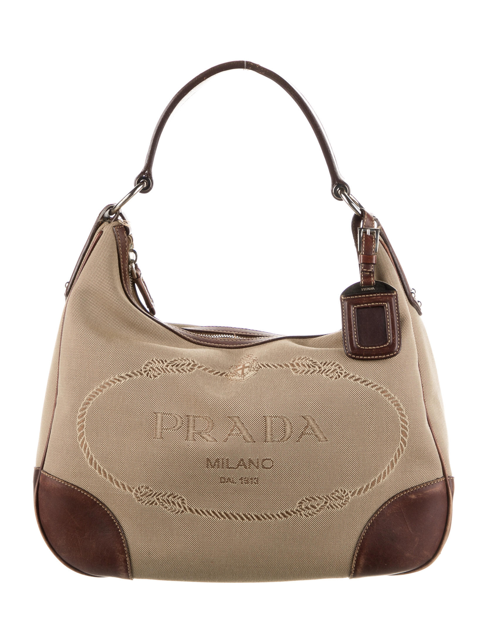 Canapa Logo Jacquard Hobo | The RealReal
