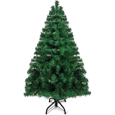 Premium 4Ft Christmas Tree W/ 320 Tips For Fullness - 4 FT Christmas Tree Small - Artificial Canadian Fir Full Bodied Small Christmas Tree 4Ft W/Metal | Wayfair North America