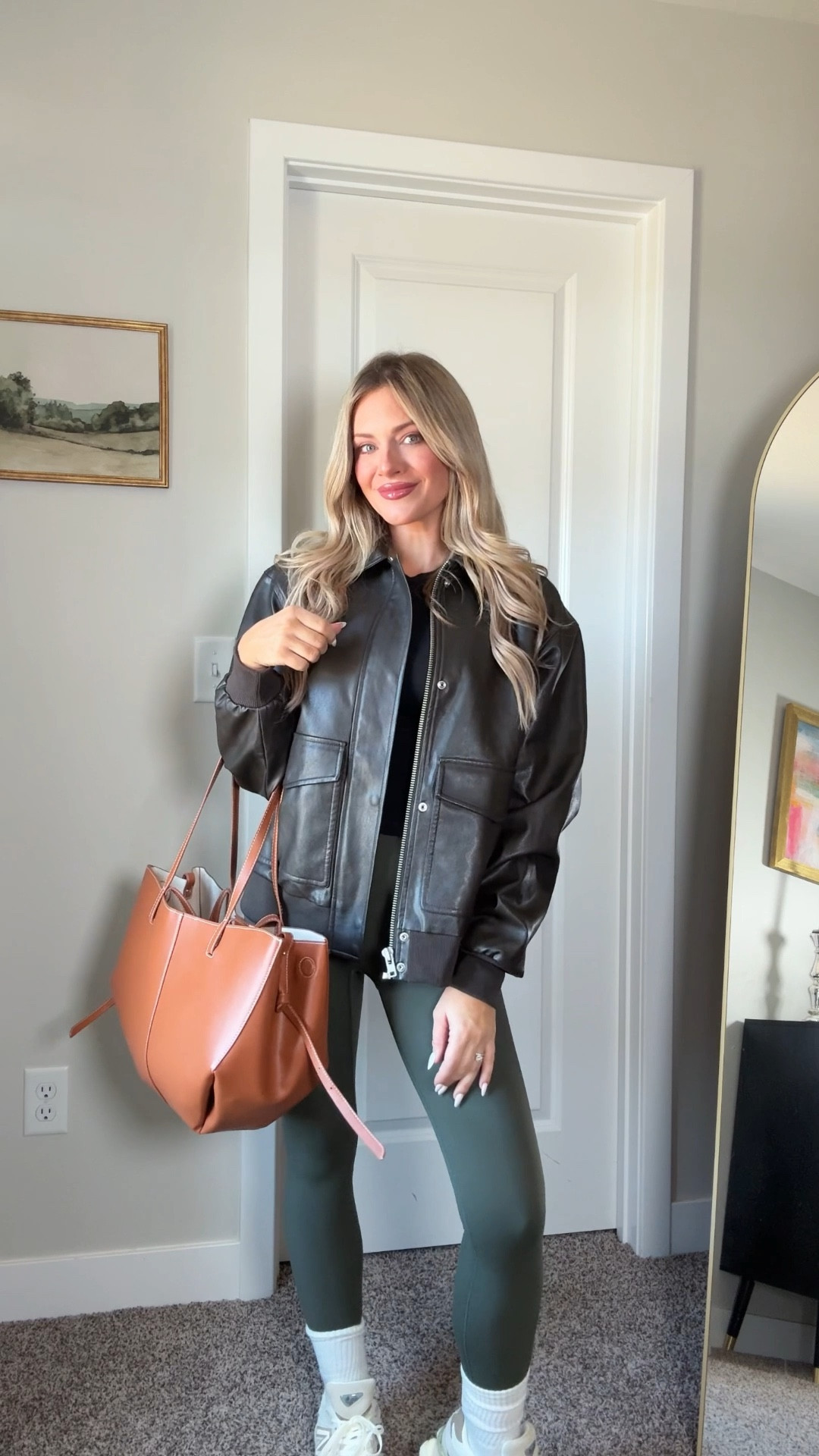 Casual layers, on-point attitude. 🤍 Green set, black layers, vintage tones and my everyday essentials from Good American, WAYF, New Balance and Polène.

#StreetStyle
#CoolGirlStyle
#AthleisureFit
#NeutralLayers
#GRWM

#LTKgrwm #LTKdayinmylife #LTKootd