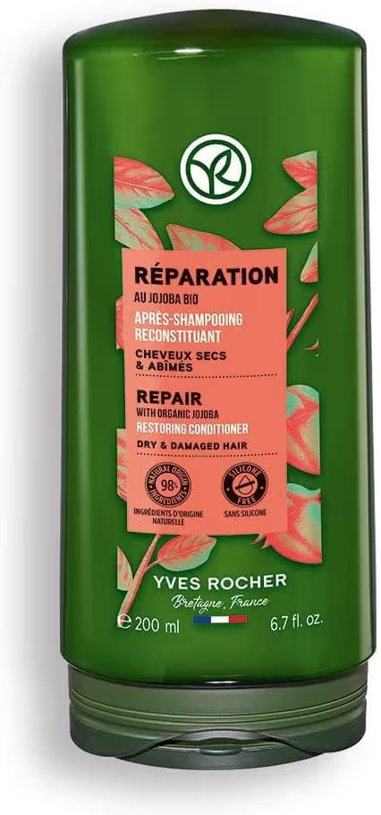 Yves Rocher Reparation Duet for Nourishing and Restoring Hair with Jojoba Oil Shampoo and Balm-Co... | Amazon (US)