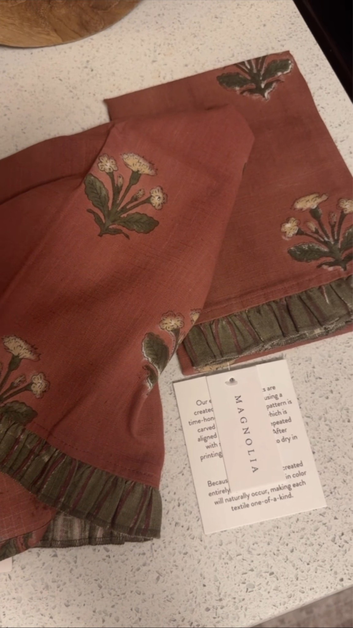 Magnolia tea towels