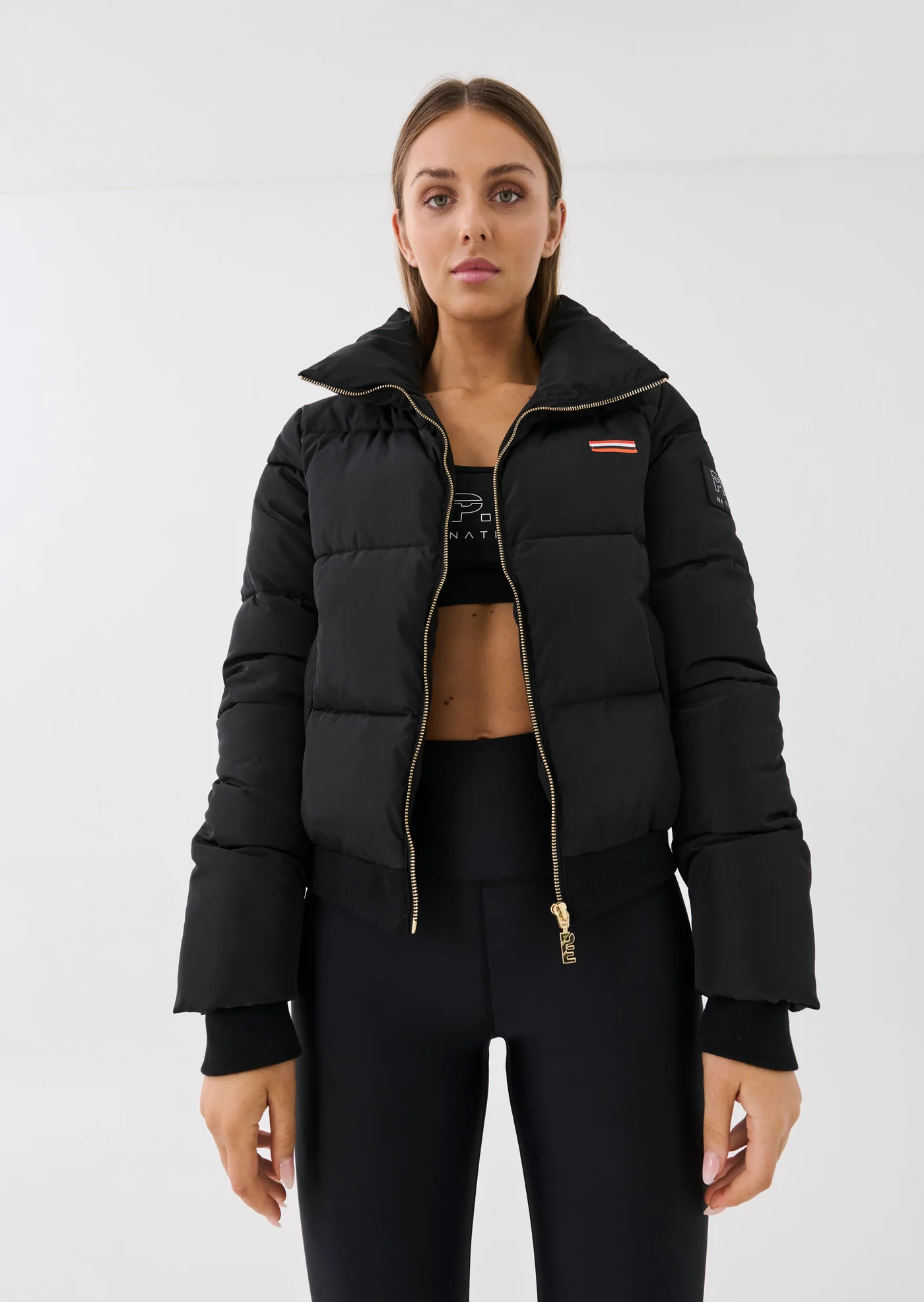 Ramp Run Puffer Jacket | Black | P.E Nation | P.E Nation