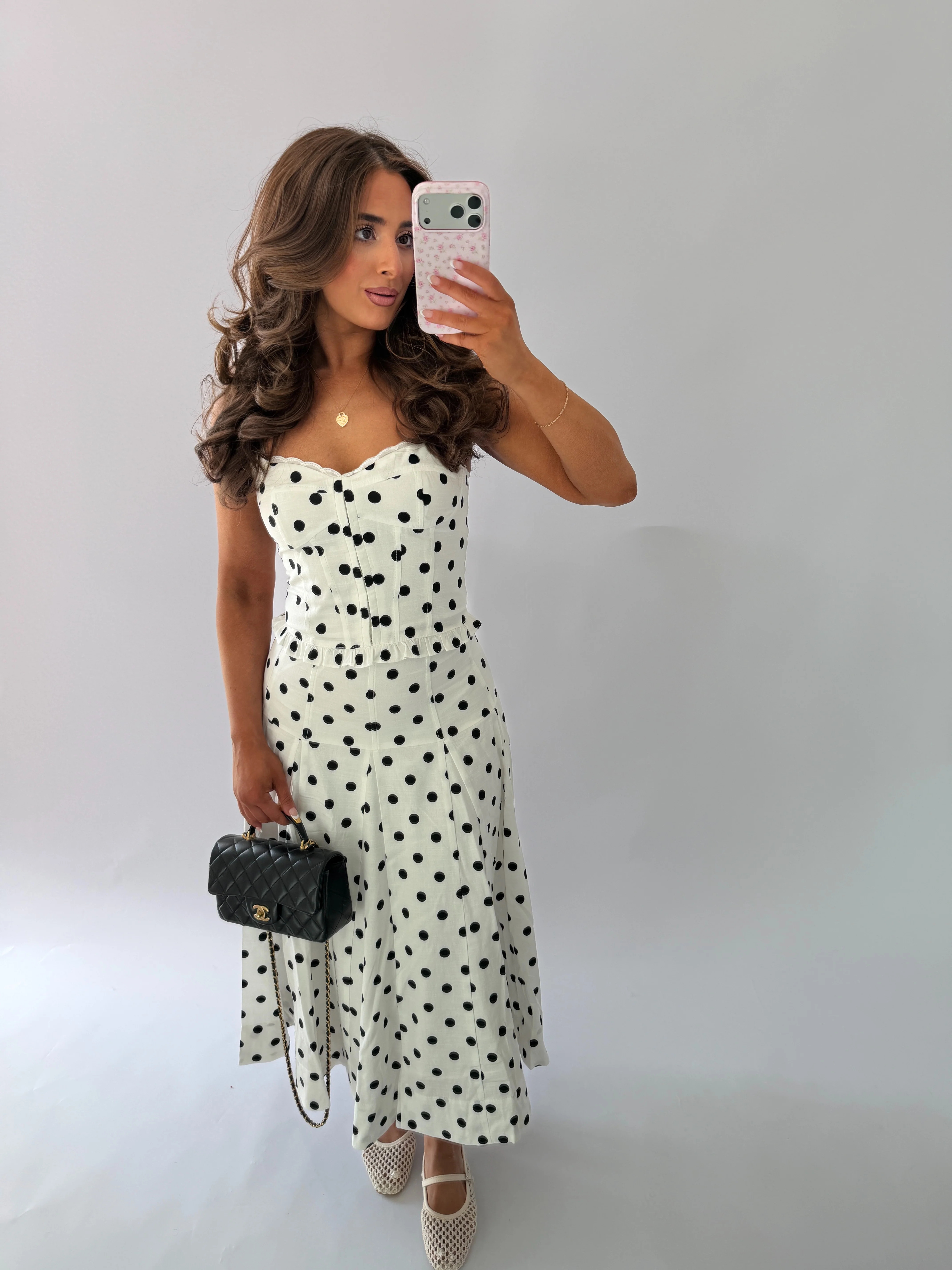 Classique Dot Skirt Set (can\u2019t restock) | Shop Your Darling Style