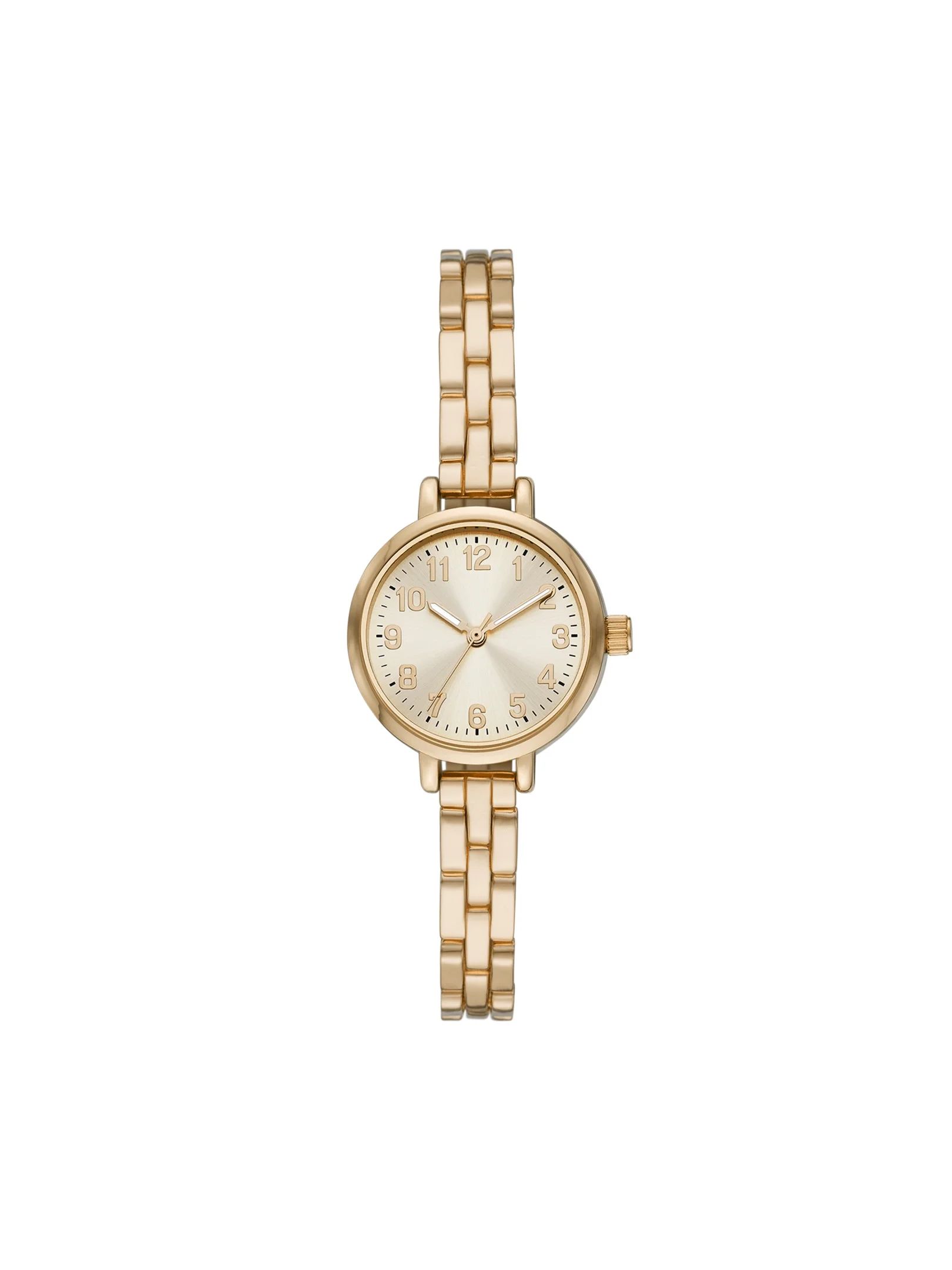 Time and Tru Women's Gold Tone Bracelet Watch | Walmart (US)
