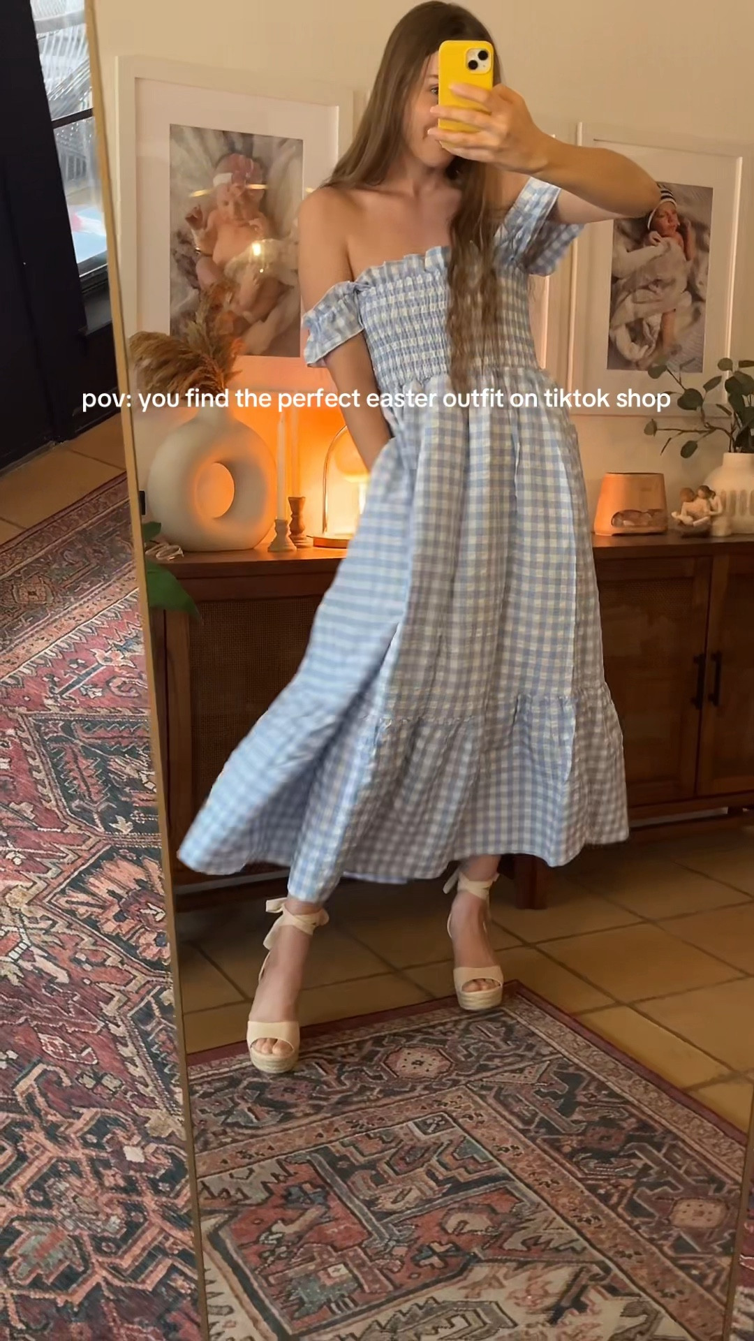 Little spring/easter outfit inspo 🦋

#ginghamdress #maxidress #maternitydress #easteroutfit #espadrilles #wedgesandals


Gingham maxi dress, maternity dresses, espadrilles wedge sandals, easter outfit ideas, spring outfit inspo, summer outfits


#LTKSeasonal #LTKWatchNow #LTKSpringSale