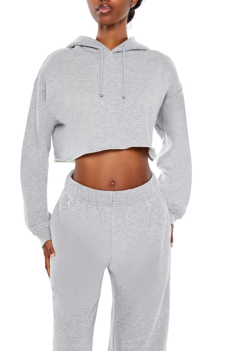 Cropped Fleece Hoodie | Forever 21