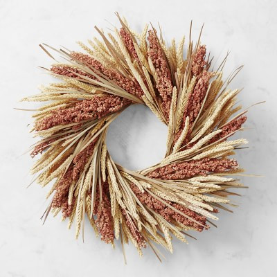 Light Autumn Live Wreath | Williams-Sonoma